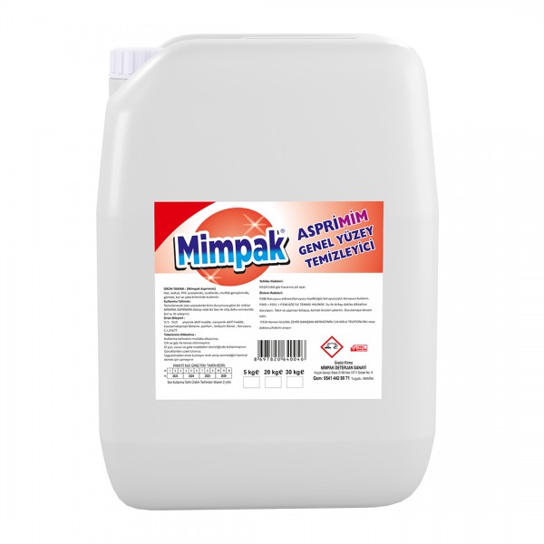 Mimpak Aspirimim Genel Yüzey Temizleyici